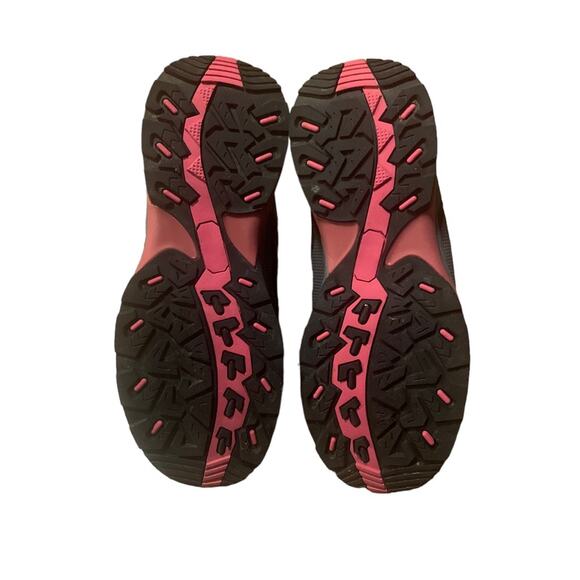 Larnmern Steel Toe Work Boots Black Pink Size 8 - Picture 5 of 8